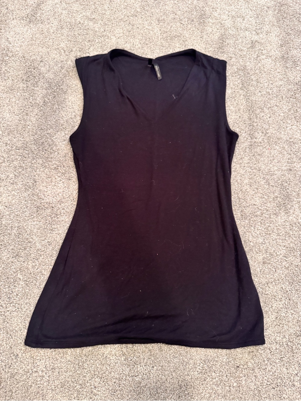 Maurices Black Sleeveless V-Neck Tank Top